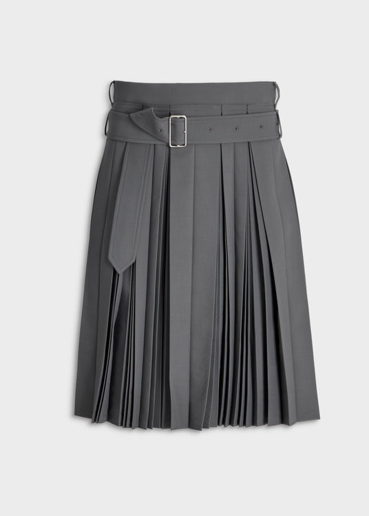 PD MIDI PLEATED SKIRT