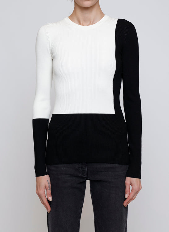 COLOR BLOCK SWEATER