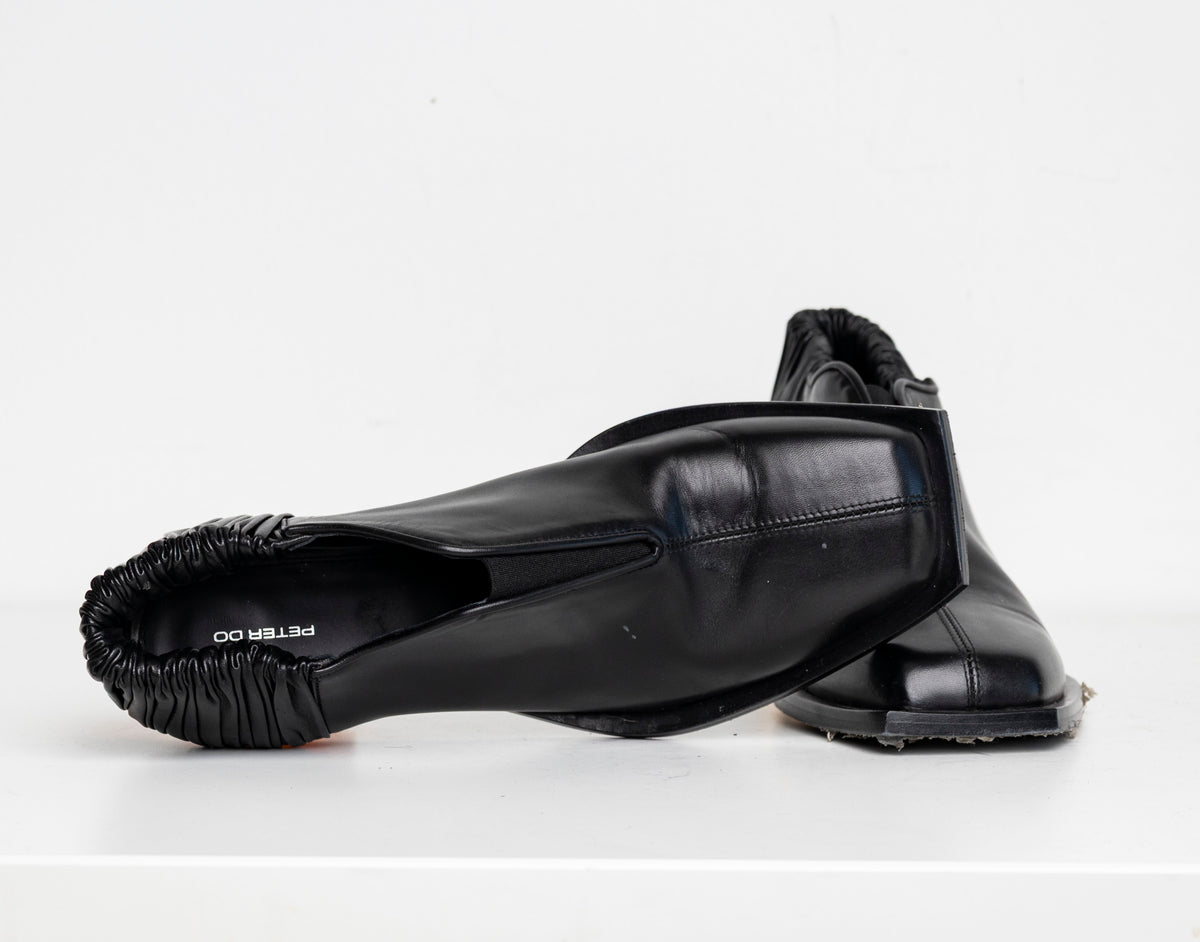 Clear-Heels Loafer Black Orange EU40