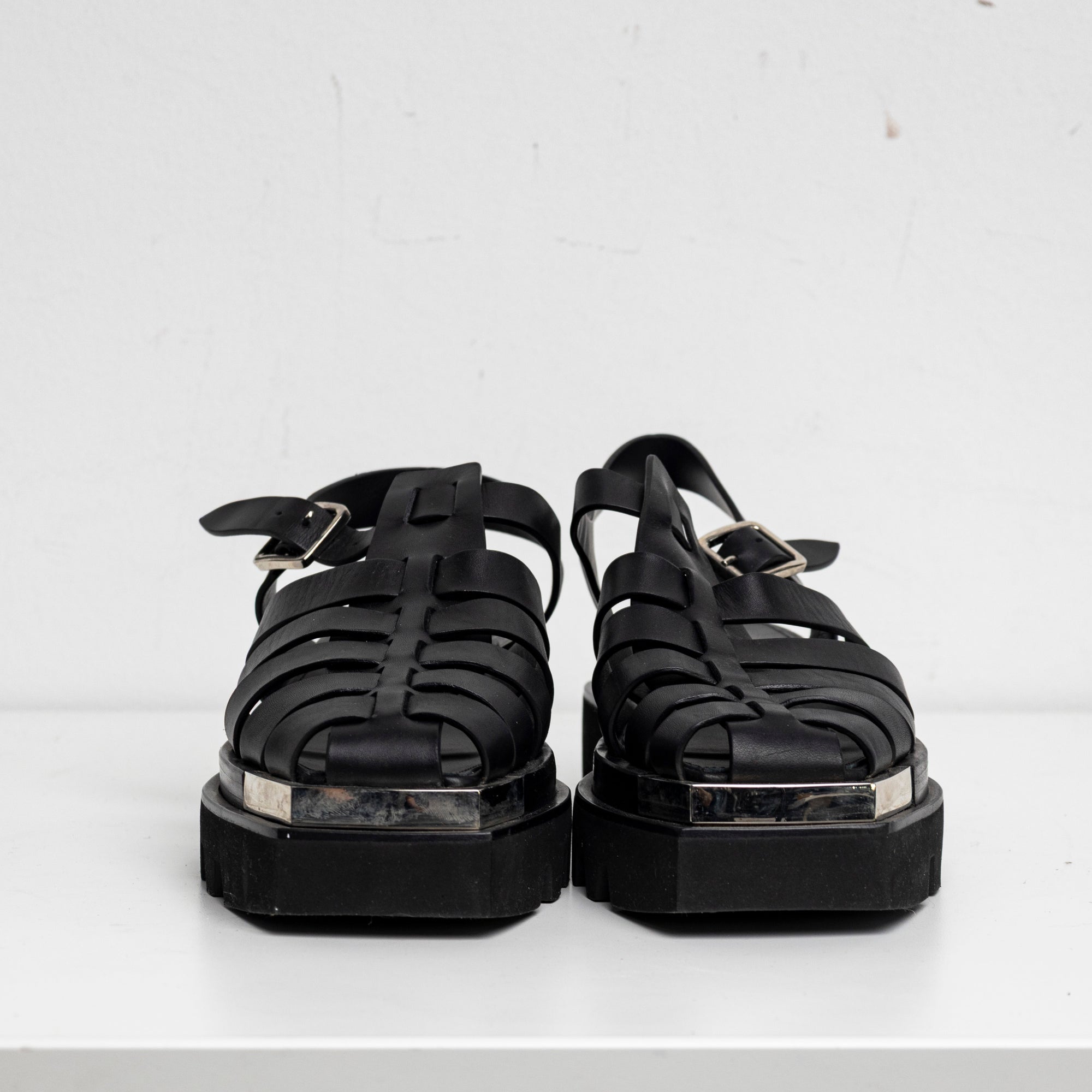 Fisherman Platform Sandal Black EU40 #2 (Like New)