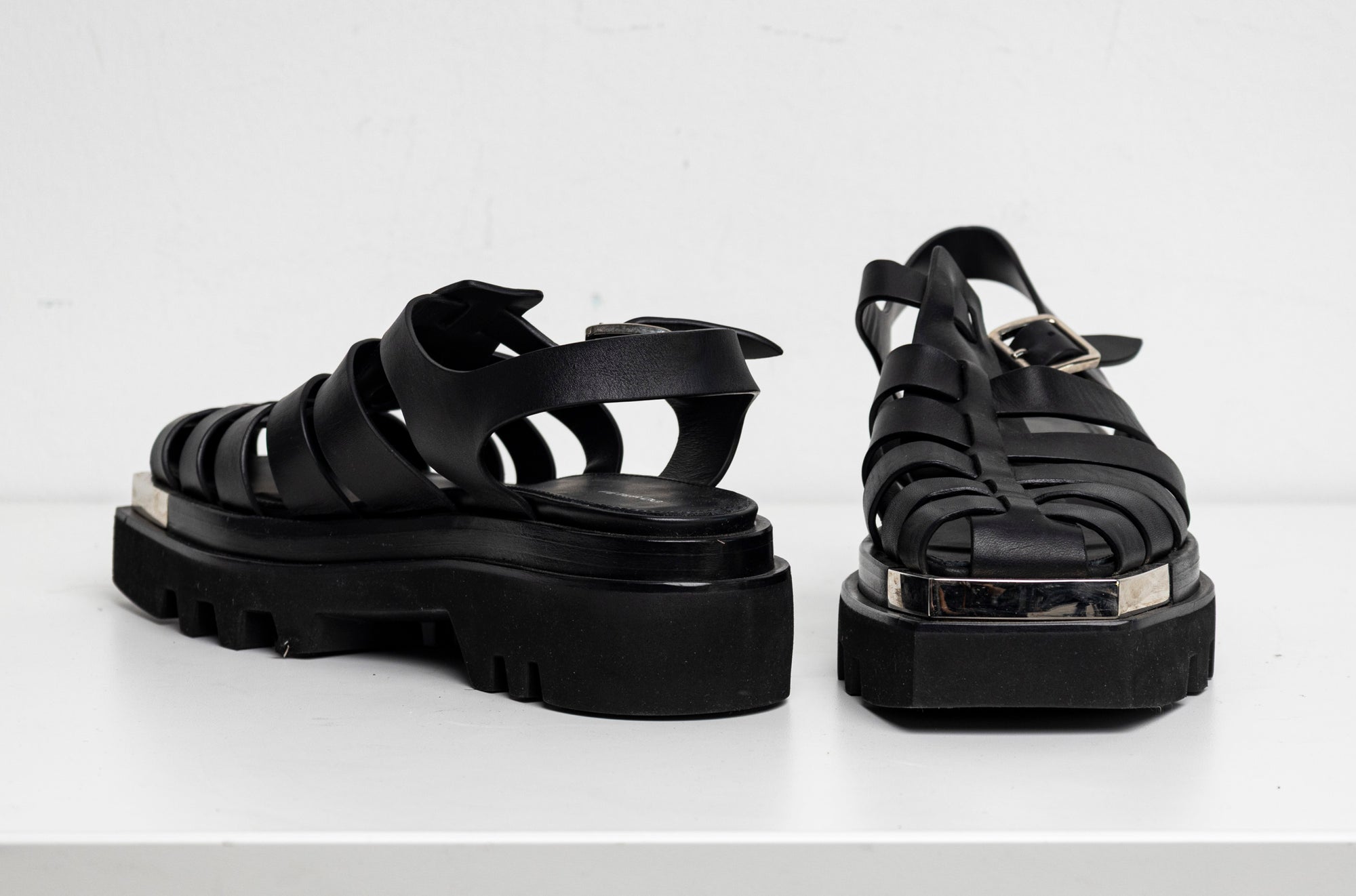 Fisherman Platform Sandal Black EU40 #2 (Like New)