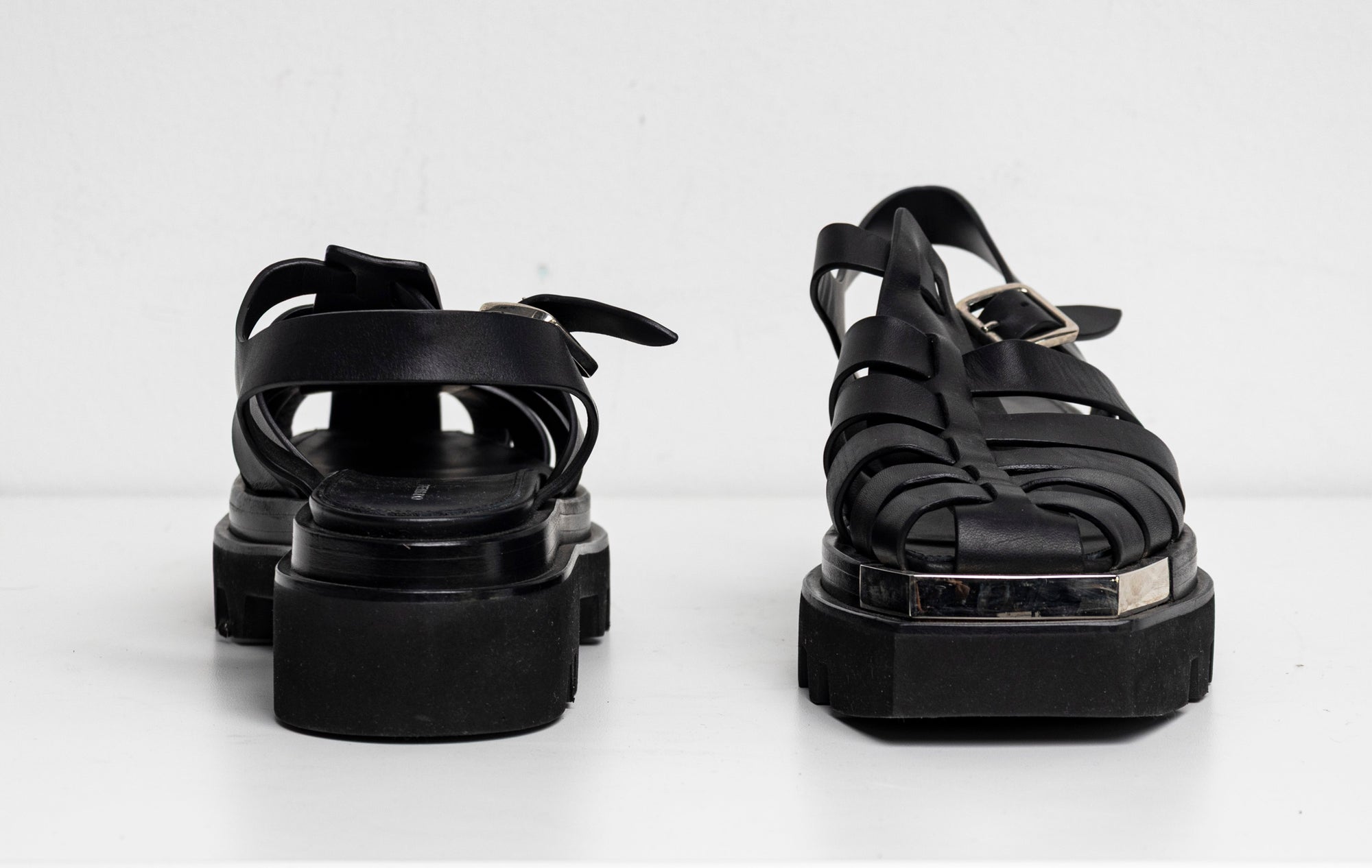 Fisherman Platform Sandal Black EU40 #2 (Like New)