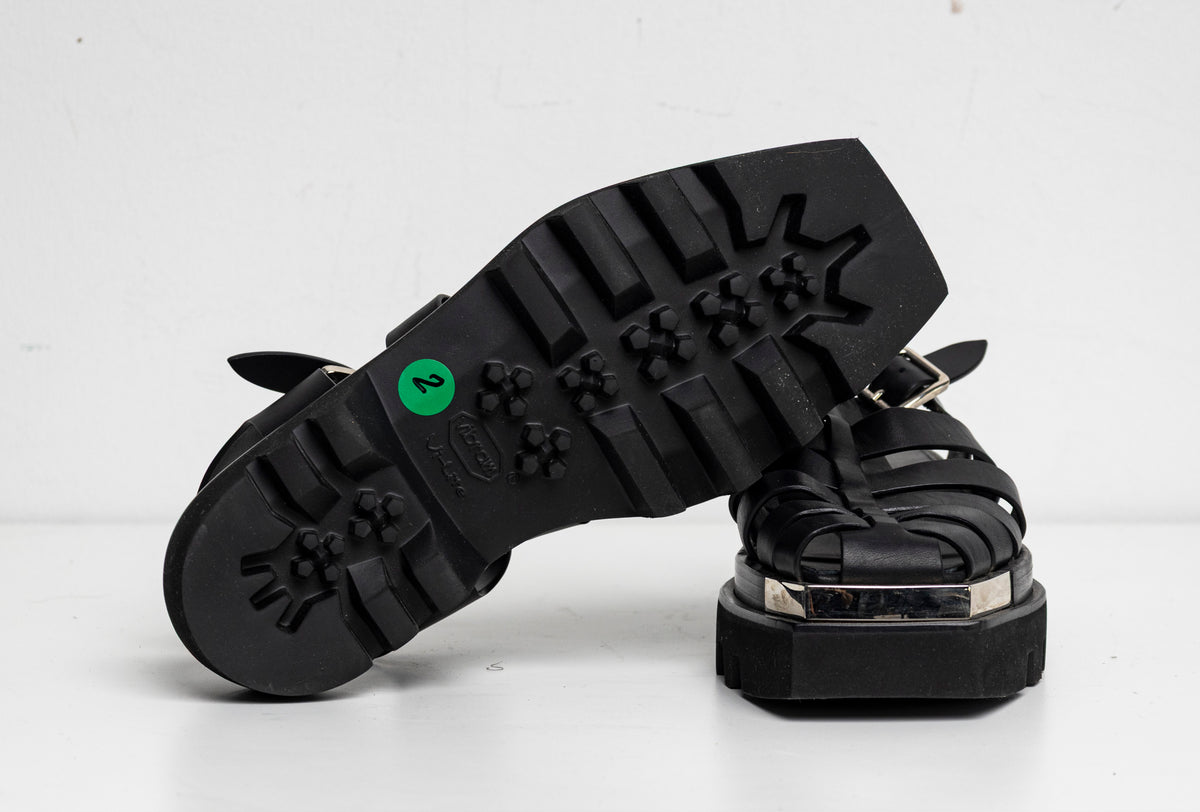 Fisherman Platform Sandal Black EU40 #2 (Like New)