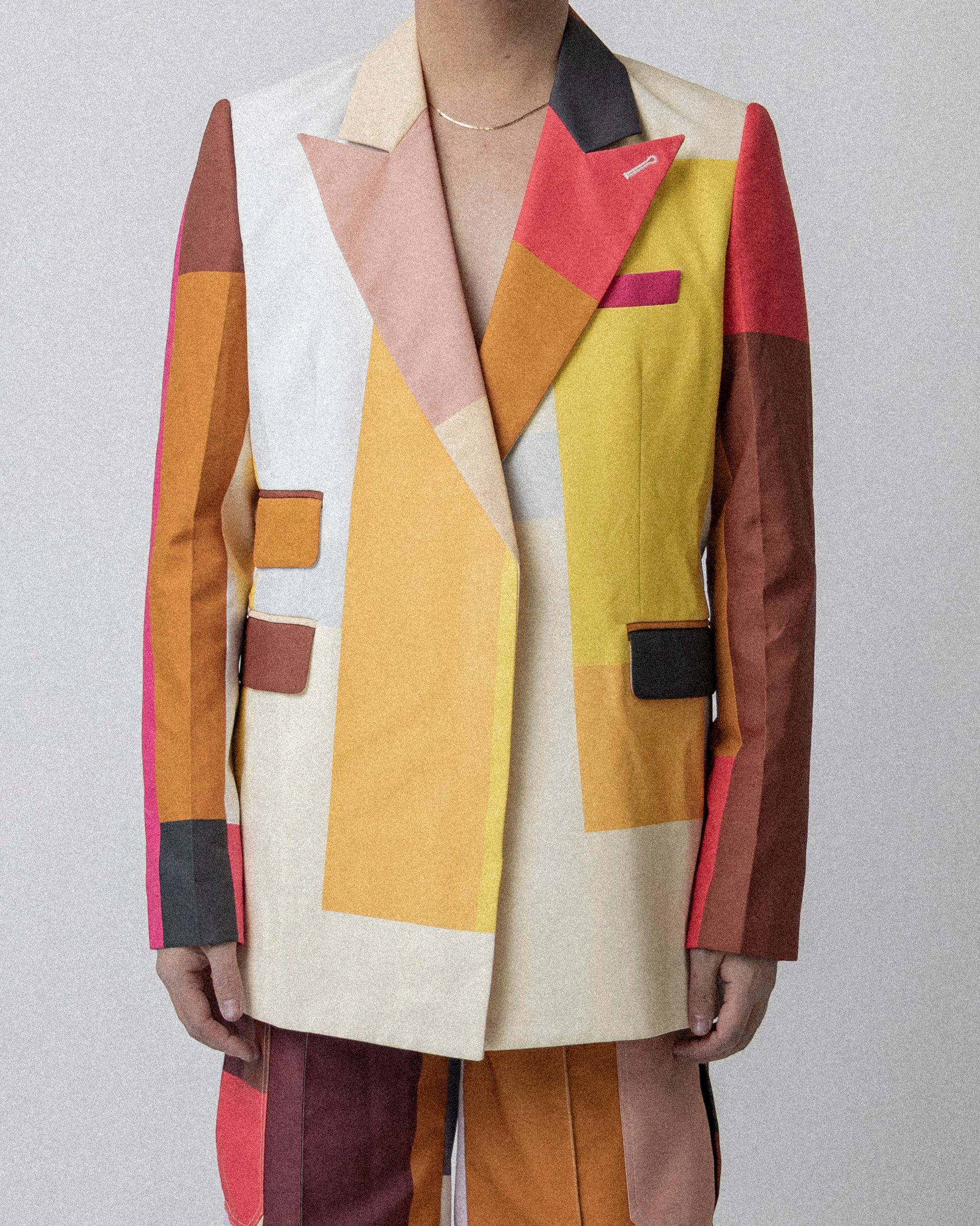 Colorblock Blazer Multicolor CS17