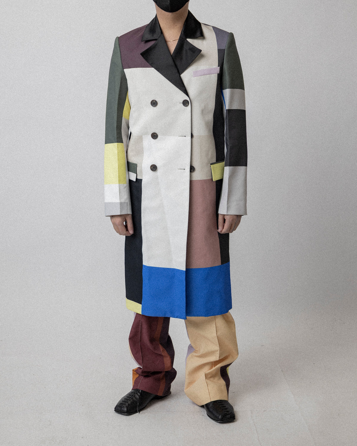 Colorblock Coat Multicolor CS18