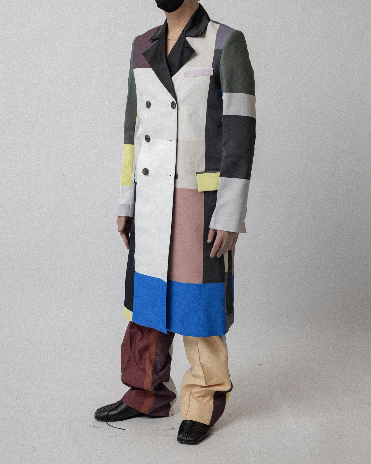 Colorblock Coat Multicolor CS18