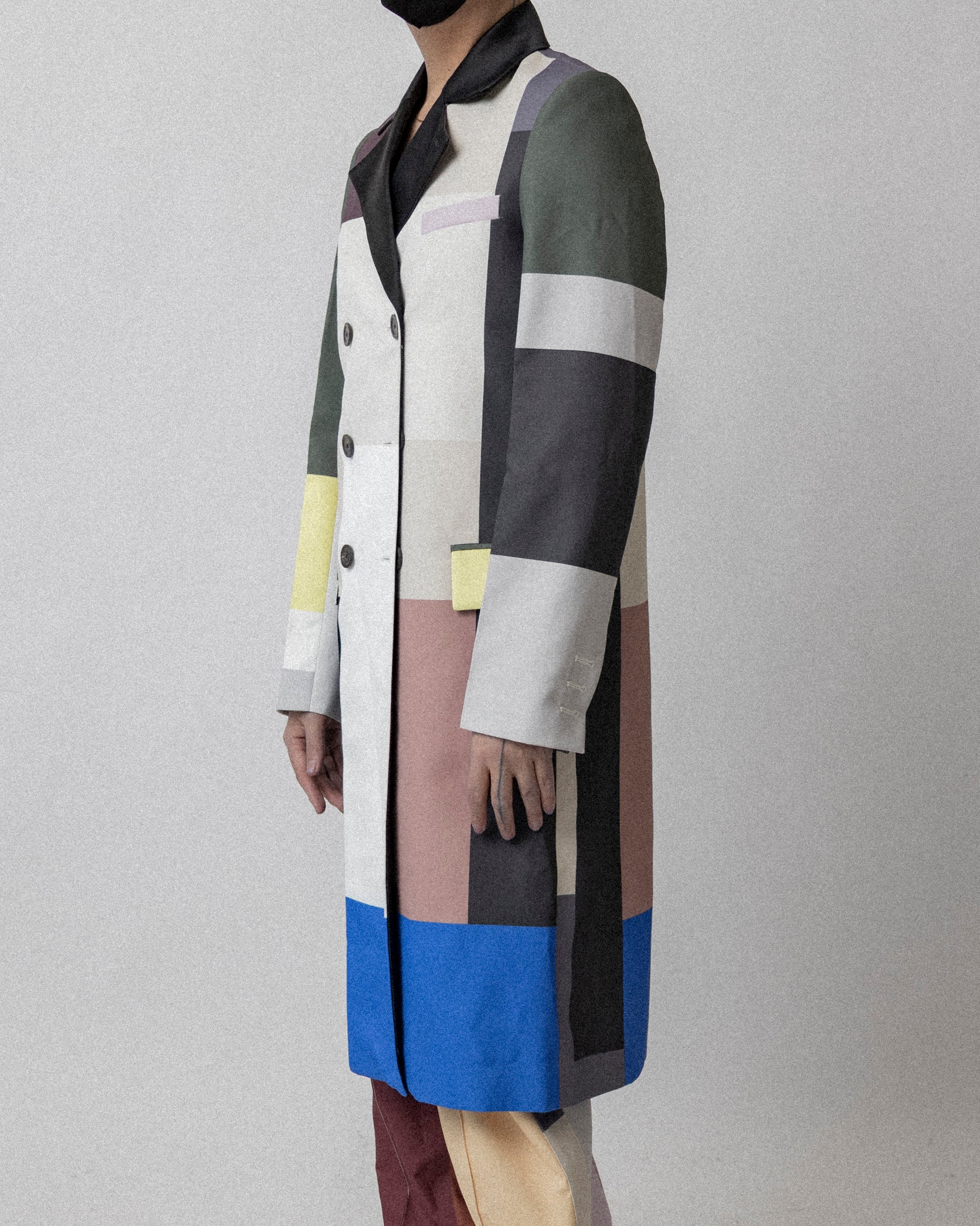 Colorblock Coat Multicolor CS18