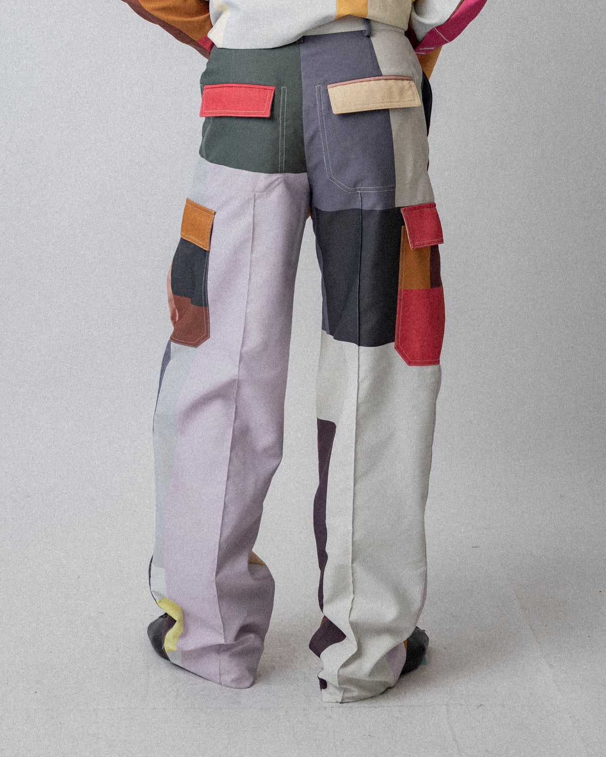 Colorblock Fireman Pants Multicolor W32.5