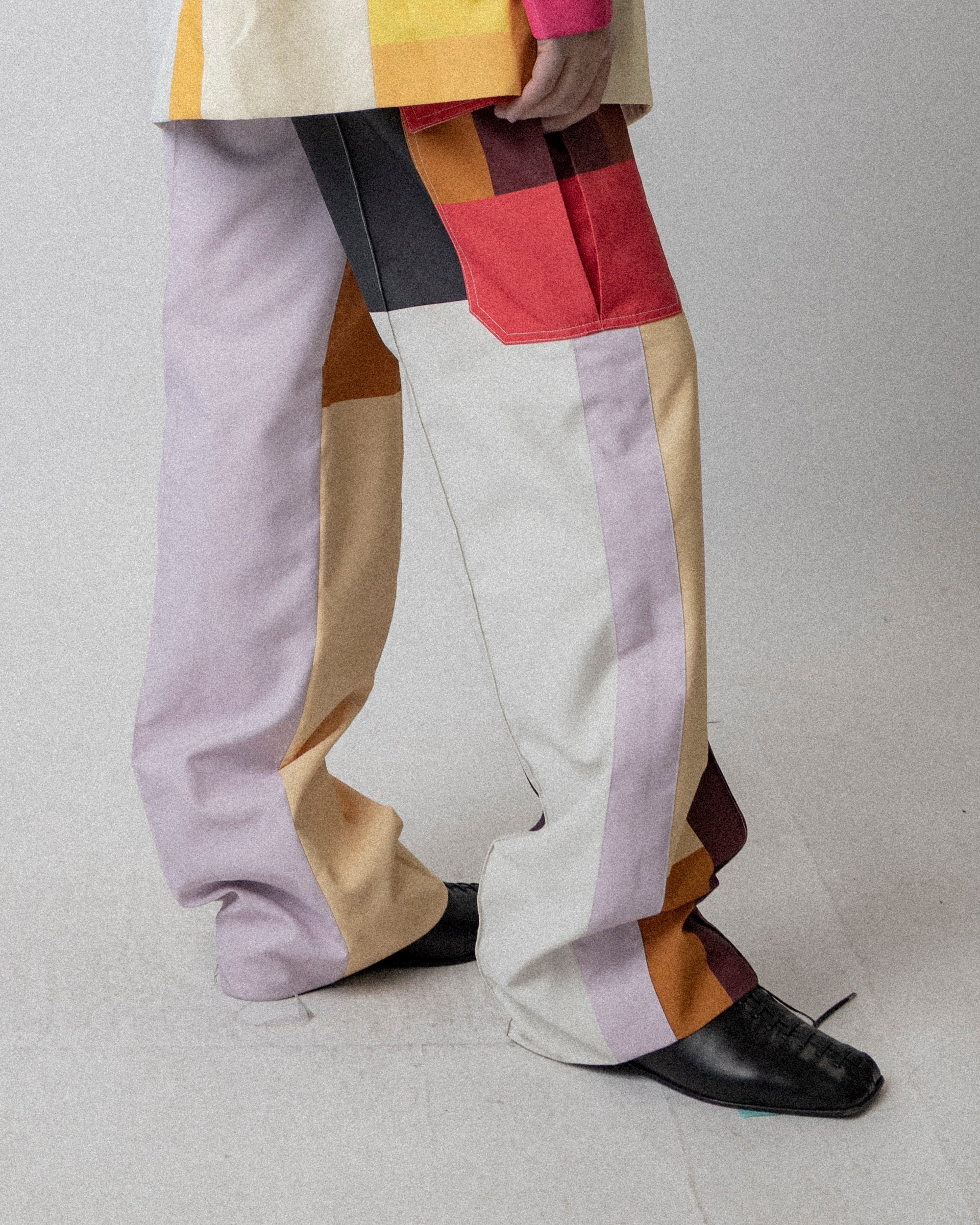 Colorblock Fireman Pants Multicolor W32.5