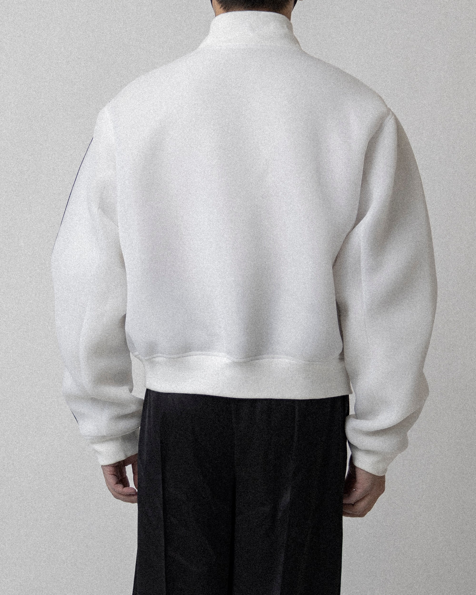 Spacer Bomber Jacket White - Cross shoulder 19''  No.1