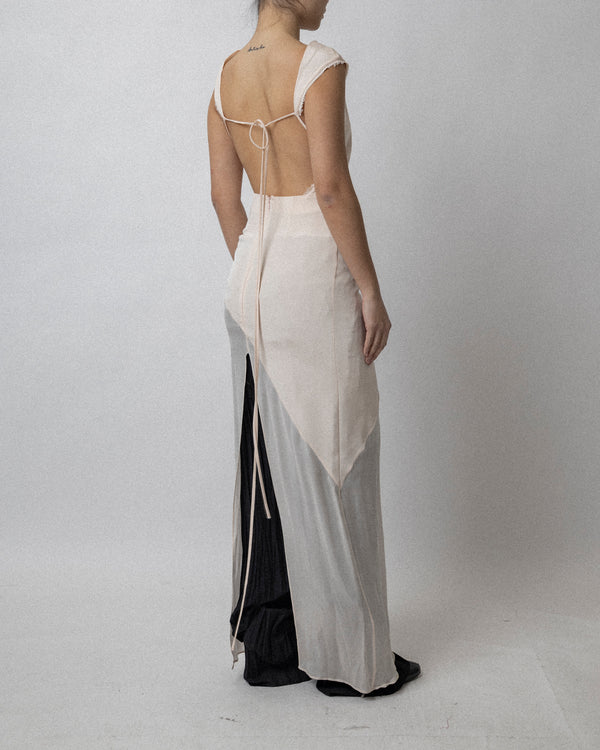 Open Back Dress Peach - XS (stained on dress)