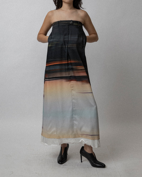 Pants-Dress  Sunset Print-  opening 31.5''
