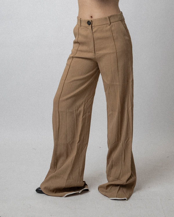 Pleated Trouser Tan Waist 31''