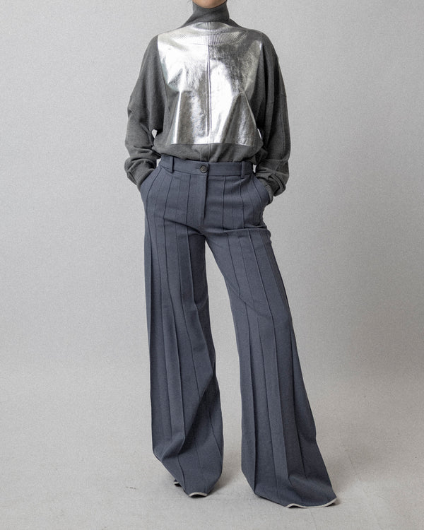 Pleated Trouser Gray Waist 32.5''