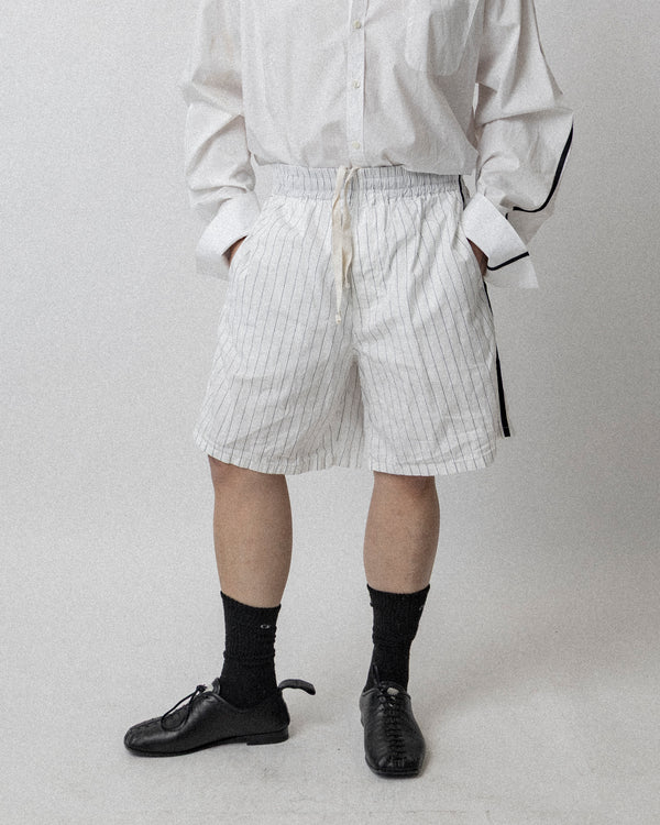 Stripe Short Black / White Waist 32''-37''  M-L