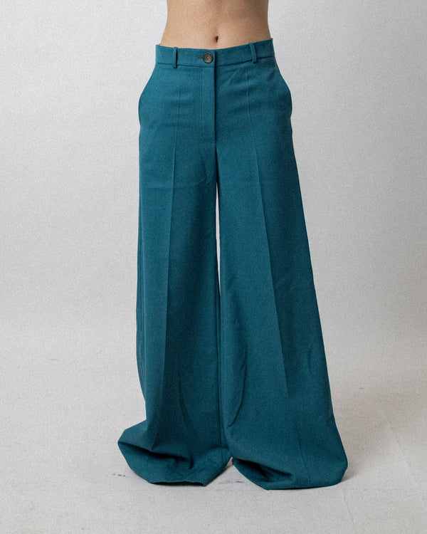 Tailored Flare Pants Teal  waist 31''