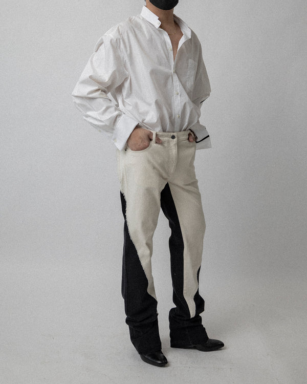 Twisted Jean Combo Black / White Waist 35.5''