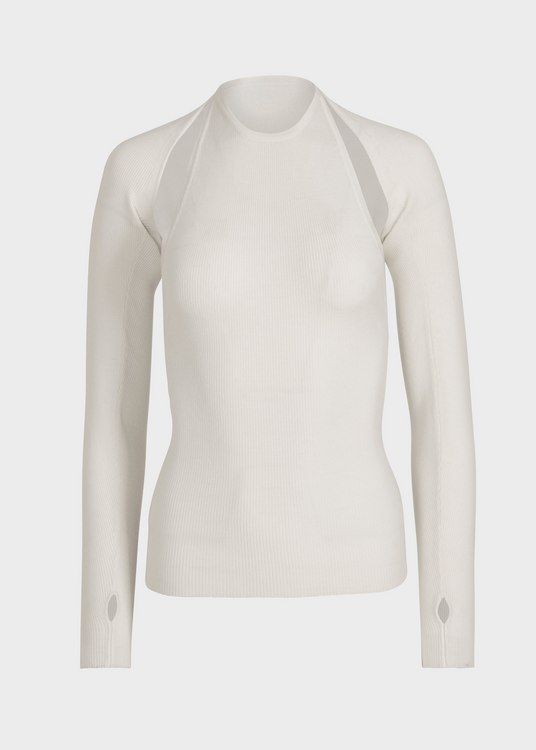 DETACHABLE HALTER KNIT